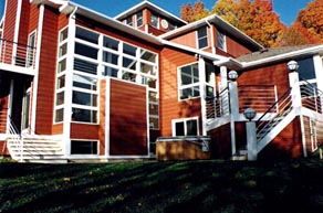 rear facade